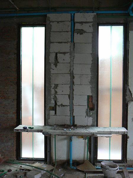 P1010836.JPG - Two of the three panels for the master bath.