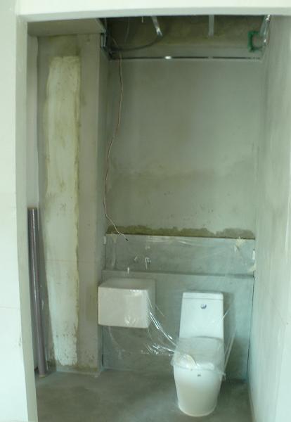 P1000670.JPG - The half bath now has its sink and toilet.