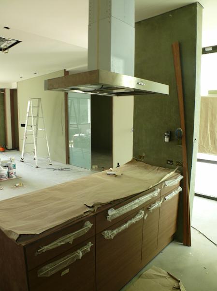 P1000725.JPG - The cook's view. The cooktop has not yet been installed into the island.