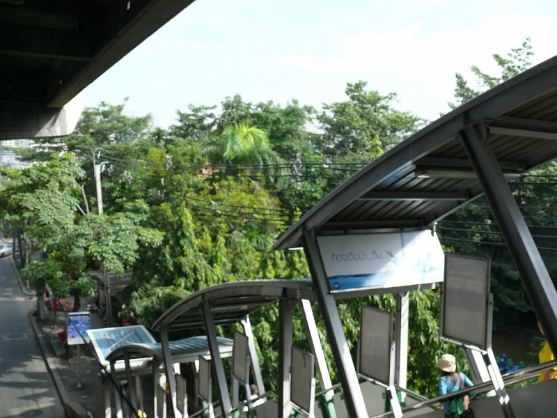 P1000105.JPG - Exiting from Thong Lo station on the BTS SkyTrain line.