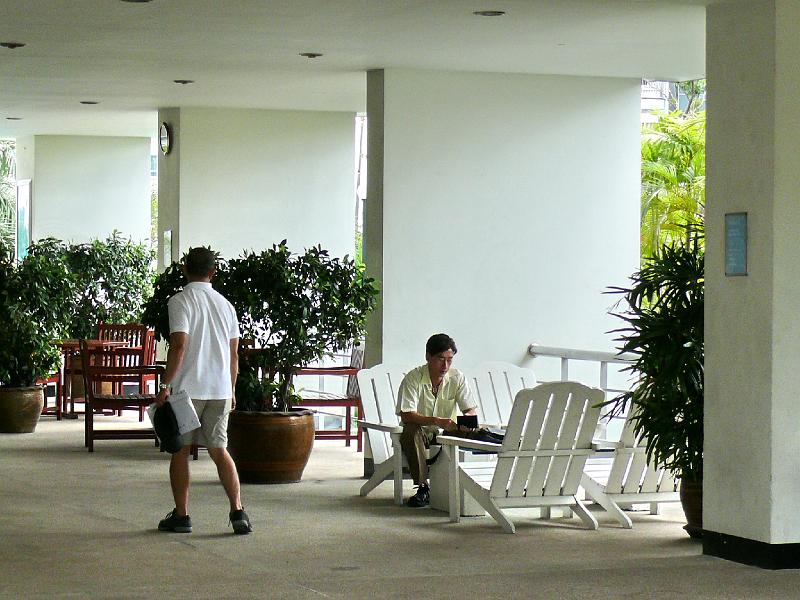 P1000075.JPG - Enjoying the amenities in the shade.